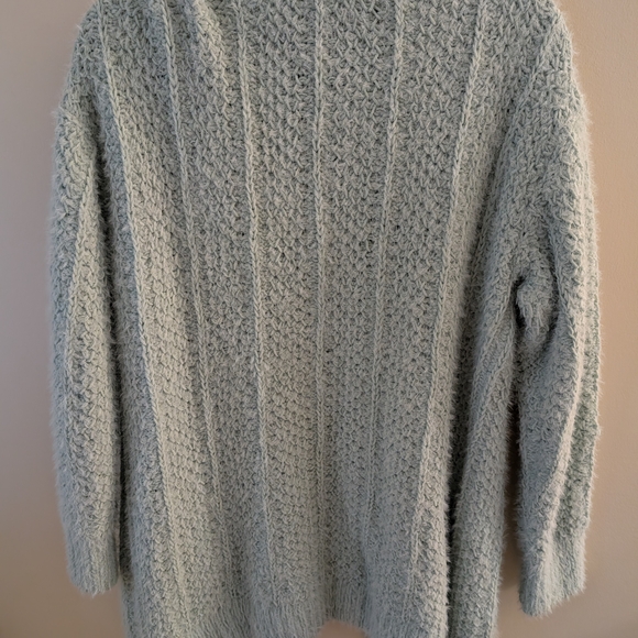 EUC! 🌿 LANE BRYANT ✨ Mint Open-Front Knit Cardigan - Size 14/16 - Picture 10 of 10